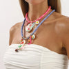 Bohemian Multi-element Pendant Colorful Jewelry Gifts Collarbone Chain Cute Flower Rope Necklaces Beach - Image 3