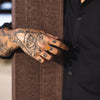 Tiger Eye Stone Round Finger Band for Men Boys, Stainless Steel Signet Ring, Chunky Male Punk Ring Jewelry - Image 3