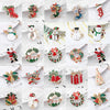 Christmas Brooch Pin Snowman Santa Claus Boot Garland Jewelry Gift Christmas Decoration Brooches - Image 1