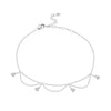 Silver Bohemian Style Double Layered Ankle Chain Women Lady Ankle Bracelet Prom Foot Party Jewelry Gifts - Image 9