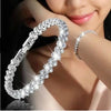 Simple Women's Geometric Crystal Cubic Zircon Bracelets Bracelet Goth Full Rhinestone Charm Bracelet Wed Jewelry - Image 1