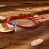 12pcs/Set Round Glass Evil Eye Red String Kabalah Bracelet Women Thread Hamsa Hand Macrame Simple Chic Jewelry Present - Image 3