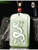 carved jade pendant 12 zodiac signs Mouse ox tiger rabbit dragon snake horse sheep monkey chicken dog pig - Image 18