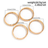 Twisted Metal Bangle Set in Gold-Tone or Silver-Tone - Image 9