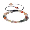 Multicolor Bead Bracelet with Square Spacer Details and Stone-Look Options - Image 11