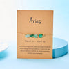 12 Constellation Sign Stone Bracelet for Women Kids Aries Leo Hand Braid Cardstock Bracelet Female Jewelry Birthday Gift - Image 5