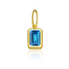 Silver 12 Birthstone CZ Clips Charm Beads Pendant For Necklace And Bracelet Women Jewelry - Image 9