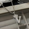 26 Letters A-Z Zircon Crown Pendant Necklace for Women Men Punk Initial Alphabet Necklaces Hip Hop Choker Chain Jewelry - Image 15