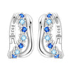Silver Multi-layer Ear Ring Jewelry Versatile Hoop Earrings For Women Jewelry Birthday Party Gift - Image 9