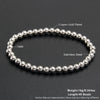Stainless Steel Gold Plated Elastic Beaded Bracelet Stackable Design Unisex For Daily Commute And Party Wear - Image 16