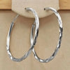 Classic Simple Hoop Earring for Women Gold Color Geometric Pattern Suit Various Occasions Metal Versatile Female Jewelry - Image 5