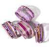 Elegant Purple Leather Bracelets for Women Boho Ethnic Braided Beads Heart Multilayer Wrap Cuff Bangle Party Jewelry Gift - Image 5
