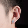 12 Pairs Set Stainless Steel Stud Earrings with Zircon Buds Round Earrings Unisex Jewelry Gifts - Image 3