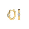 Silver Ear Needle Oval Small Zircon Hoop Earrings Colorful Zircon Gold Earrings for Women Party Jewelry - Image 29