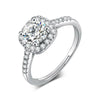 Adjustable Solitaire Rings for Women Bridal Classic Silver Color +Cubic Zirconia Wedding Engagement Marriage Ring Jewelry - Image 9