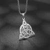 Retro Celtic Knot Pattern Disc Cross Pendant Necklace for Men Gothic Punk Street Jewelry Gift - Image 7