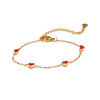 Double Side Enamel Heart Chain Chic Bracelet Bangle Gift Stainless Steel Charm Korean Golden Jewelry Women - Image 7