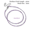 Faceted 2mm Beads Necklace Mini Stone Amethysts Quartzs Agat Choker Minimalist Party for Men Women Jewelry Gift - Image 36