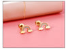 316L Surgical Steel Earrings Cute Style Silver Color Screw Back Oil Dripping Stud Earrings Body Piercing Jewelry Party - Image 30
