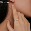 Iris Ring Lace Band Silver Half Eternity Stackable Ring for Women Engagement Retro Gift - Image 3