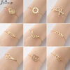 Simple Double Heart Stainless Steel Bracelet Women Men Scissors Pins Mountain Charm Bracelets Handmade Jewelry - Image 1