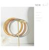 3 Pieces/lot Stainless Steel Bracelet Bangles For Women Simple Style Gold Plated Women's Bracelets Bangle - Image 25