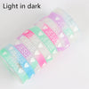 10Pcs/Lot Multicolor Luminous Heart Silicone Bracelets For Men Women Flower Sport Mix Style Rubber Wristband Bangle Jewelry Gift - Image 33