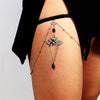 Boho Crystal Agate Leg Thigh Chain Drop Stone Tassel Multi-layer Leg Chain Anklet for Women Seaside Vacation Beach Jewelry - Image 19