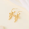 Vintage Style Bowknot Drop Earrings for Women Girls Simple Earings Piercing Ballet Ribbon Aesthetics Elegant Ear Jewelry Gifts - Image 4