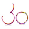 8mm Titanium Double Helix Nose Rings Hinged Segment Ring Ear CartilageTragus Helix Lip Piercing Nose Hoop Studs Punk Jewelry 1PC - Image 14