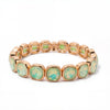 Summer 10mm Crystal Bangle For Women Gold Color Square Rhinestone Elastic Bracelets - Image 15