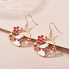 Cute Animal Drop Dangle Earrings For Women Girls Cat Rabbit Koi Dragon Colorful Enamel Golor Color Earrings - Image 36
