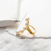 1PC Stainless Steel Pearl Earrings Fake Piercing Ear Clip Zircon Cuffs Rings For Women Fake Pierc Jewelry Goth - Image 7