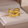 316L Stainless Steel Rings for Women Gold Color Classic rings wedding couple rings Jewelry - Image 40