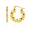Hollow Zircon Heart Earrings For Women Stainless Steel Gold Color Heart Earring Wedding Couple Jewelry Gift - Image 20