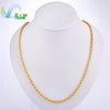 Stainless Steel Layered Chain Necklace with Rope or Box Chain Styles and 40 cm to 60 cm Length Options - Image 18