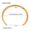 Stainless Steel Collar Necklace in Gold-Tone or Silver-Tone - Image 6