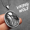 Full Moon Wolf Compass Men Necklaces Stainless Steel Pendant Chain Women Punk Jewelry Accessories Gifts - Image 4