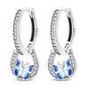 Women's Silver Snowflake Christmas Sparkling Zircon Winter Earrings Fit For Engagement Parties Jewelry - Image 38