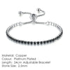 Tennis Bracelet For Women Style 4 Color 4 Claws Mosaic Cubic Zirconia Silver Color Jewelry Gift - Image 13
