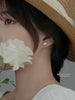Lotus Flower Stud Earrings with Petal Details - Image 12