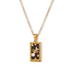 316L Stainless Steel Coloeful Tarot Necklace Zircon Star Moon Sun Lovers Magiclan Knight Empress Necklace For Women - Image 9