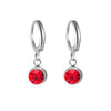 Birthstone Clear Zircon Earrings Stainless Steel 12 Months Drop Earrings for Women Girls Jewelry Birthday Gifts - Image 11