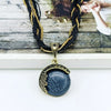 Multilayer Beads Chain Crystal Gem Stone Pendant Necklaces Boho Statement Jewelry - Image 14
