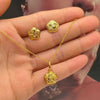 Women Gold Plated Pendant Necklace and Drop Earrings Set Teardrop Star Round Flower Heart Gold Jewelry Accessories Gift - Image 1