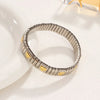 Loe Titanium Steel Elastic Bracelet for Women.Heart Shape.1Pcs.Gold Plated Punk Jewelry.Hip Hop - Image 4