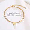 Evil Eye Anklet Bracelet on Leg for Women, Adjustable Stainless Steel Turkish Lucky Chain Anklets Bohemian, Layering Jewelry - Image 13