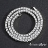 4MM 5MM Bracelet Necklace for Women Men Iced Out Tennis Chain Hip Hop Chain Jewelry for Men Necklace Accessories - Image 9