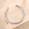 Yupsk 1/3pcs Sliver Color Sparkling Zircon Rhinestone Heart Tennis Bracelets Stainless Steel Bangles Jewelry - Image 9