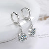 Small Hoop Earrings Smooth Tiny Huggies With Hollow Cross Star Pendants Female Dangle Earring Cute Piercing Earring Gifts - Image 8